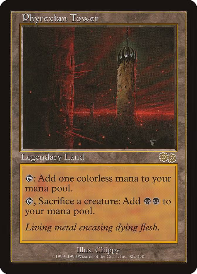 Phyrexian Tower (322), Urza's Saga — Magic card price
