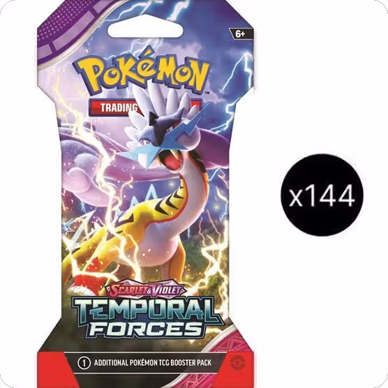 Temporal Forces Sleeved Booster Case, Temporal Forces — Pokémon sealed product price