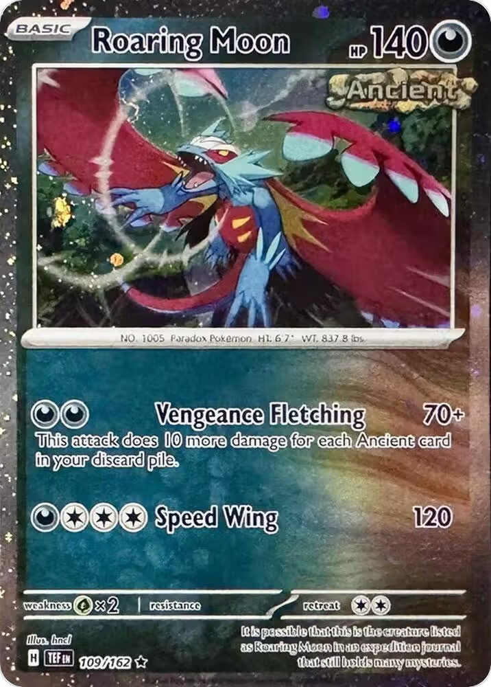 Roaring Moon - 109/162 (Cosmos Holo) (109/162), Miscellaneous Cards & Products — Pokémon card price