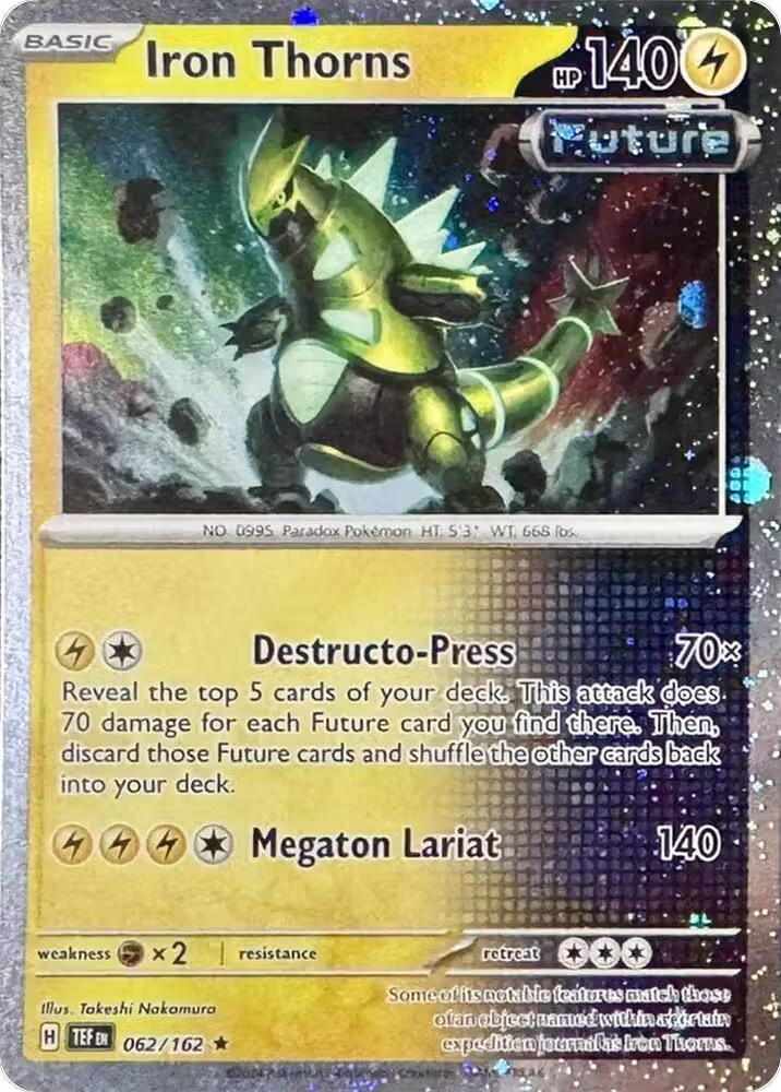 Iron Thorns - 062/162 (Cosmos Holo) (062/162), Miscellaneous Cards & Products — Pokémon card price
