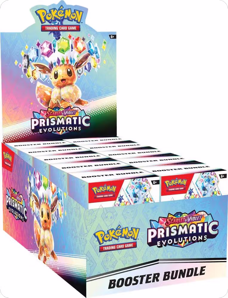 Prismatic Evolutions Booster Bundle Display, Prismatic Evolutions — Pokémon sealed product price