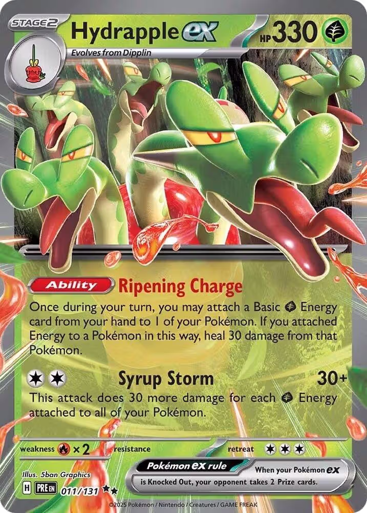 Hydrapple ex (011/131), Prismatic Evolutions — Pokémon card price