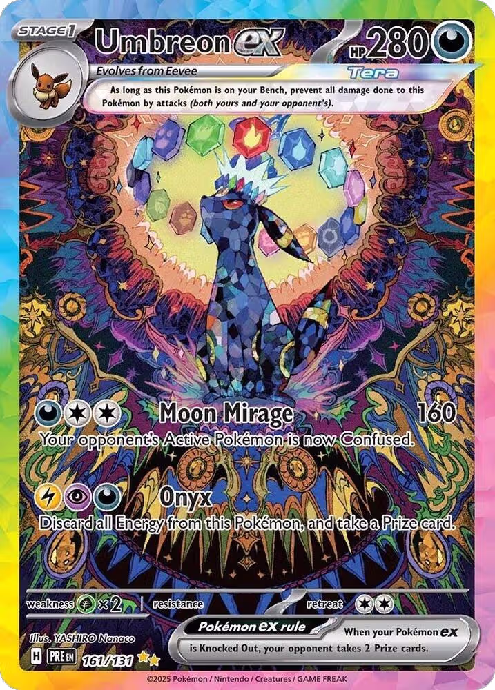 Umbreon ex - 161/131 — one of the most expensive Pokémon cards