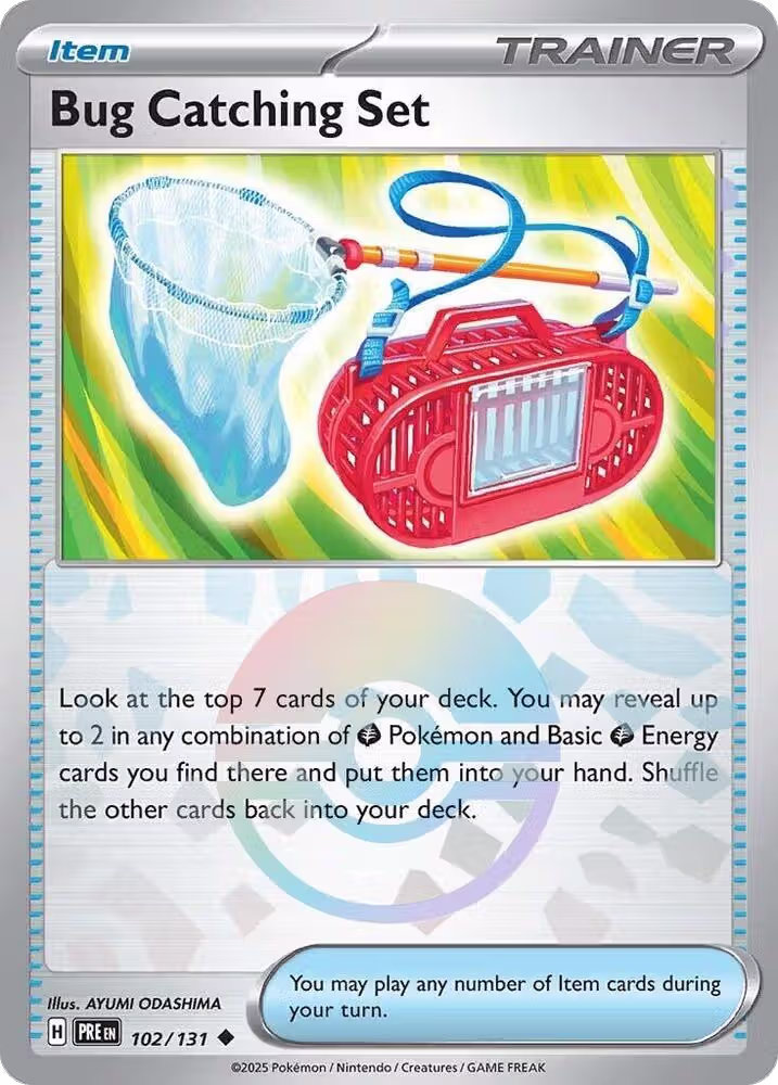 Bug Catching Set (Poke Ball Pattern) (102/131), Prismatic Evolutions — Pokémon card price