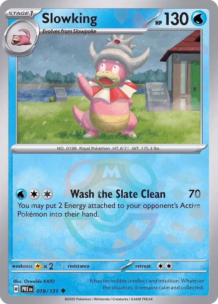 Slowking (Master Ball Pattern) (019/131), Prismatic Evolutions — Pokémon card price