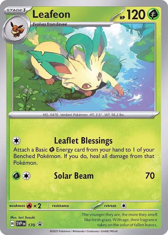 Leafeon - 170 (Cosmos Holo) (170), Scarlet & Violet Promo Cards — Pokémon card price