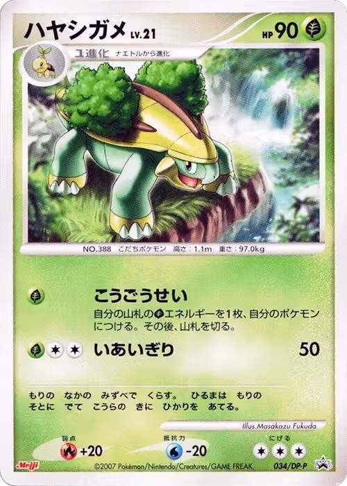 Grotle - 034/DP-P (034/DP-P), DP-P Promotional cards — Pokémon JP card price