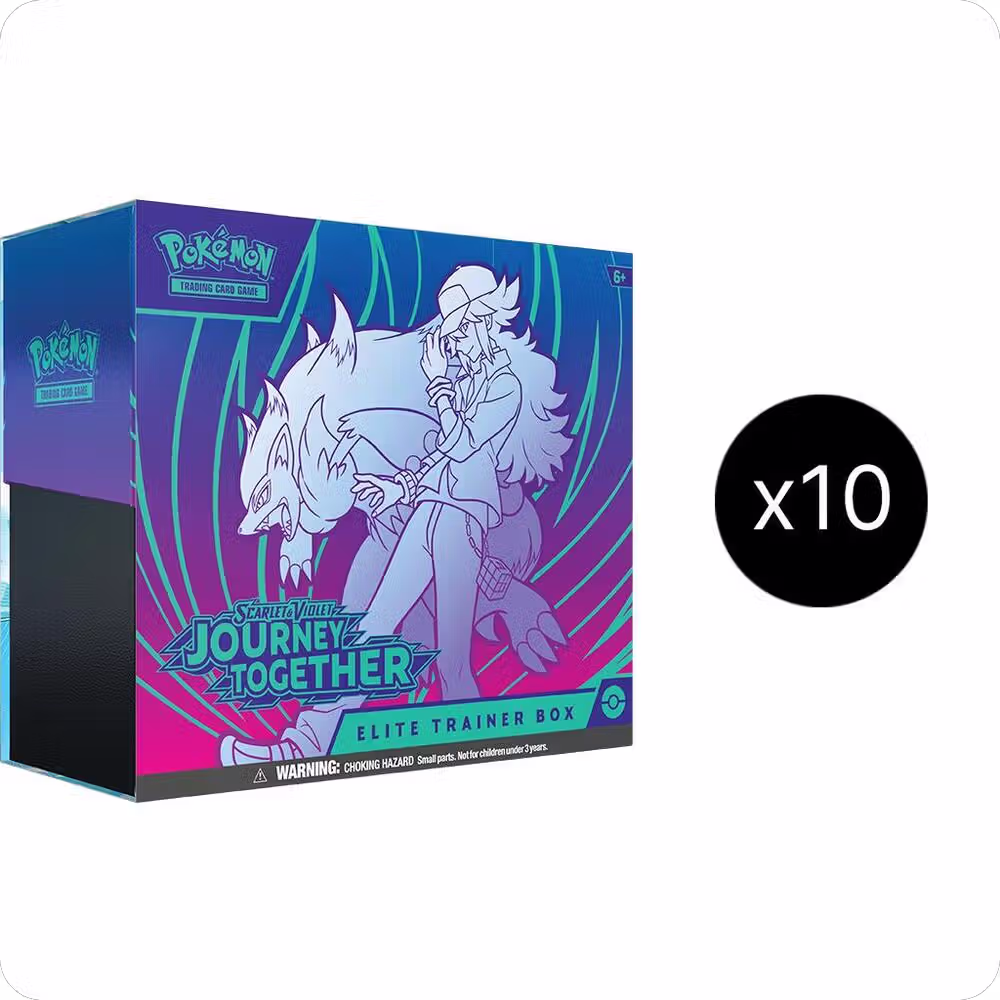 Journey Together Elite Trainer Box Case, Journey Together — Pokémon sealed product price