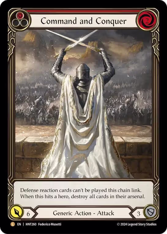 Command and Conquer (Extended Art) (HNT260), The Hunted — Flesh & Blood card price