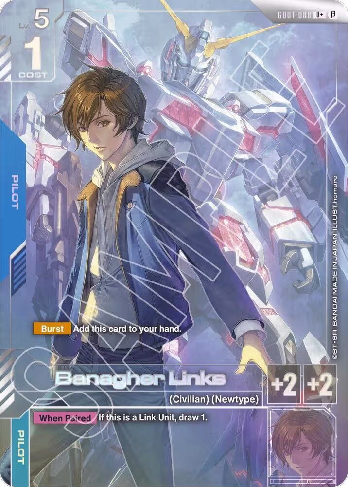 Banagher Links (U+) (GD01-088), Edition Beta — Gundam card price