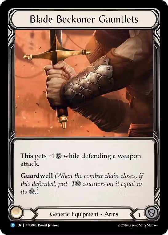 Blade Beckoner Gauntlets (FNG005), Blitz Deck: The Hunted - Fang — Flesh & Blood card price