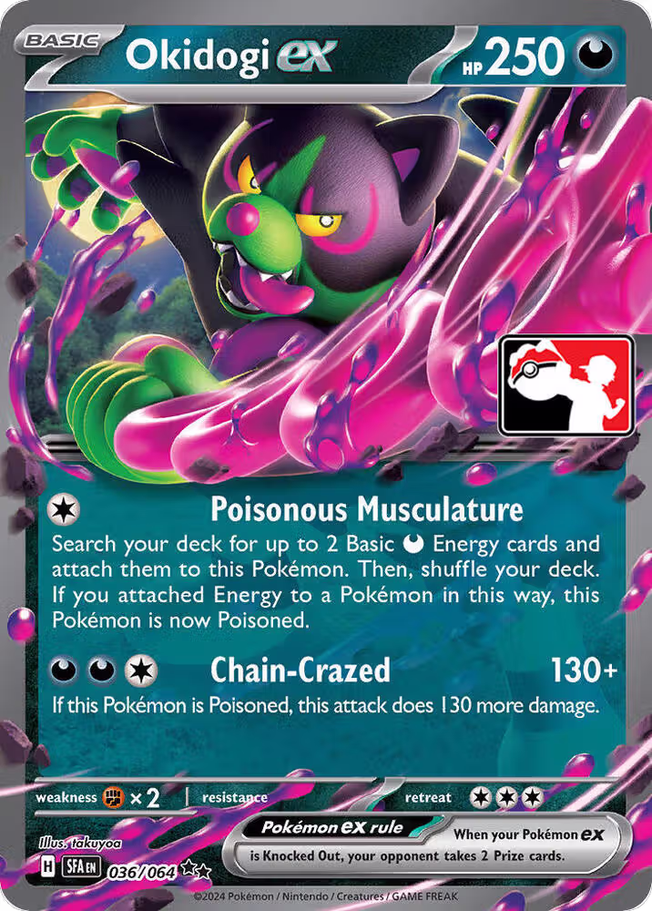 Okidogi ex - 036/064 (036/064), Prize Pack Series Cards — Pokémon card price