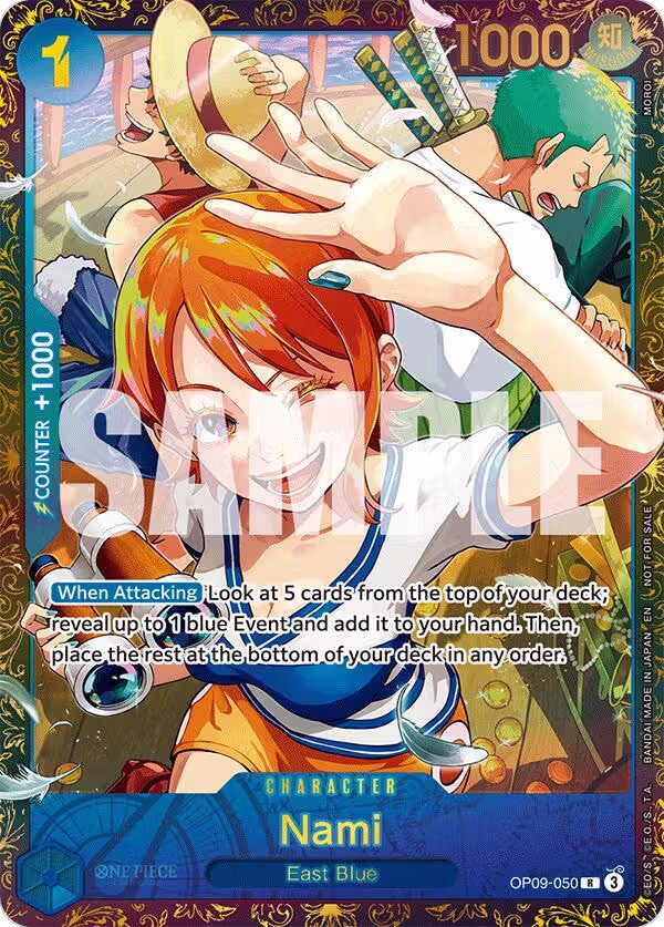 Nami (Championship 25-26 Regionals Season 1) (OP09-050), One Piece Promotion Cards — One Piece card price