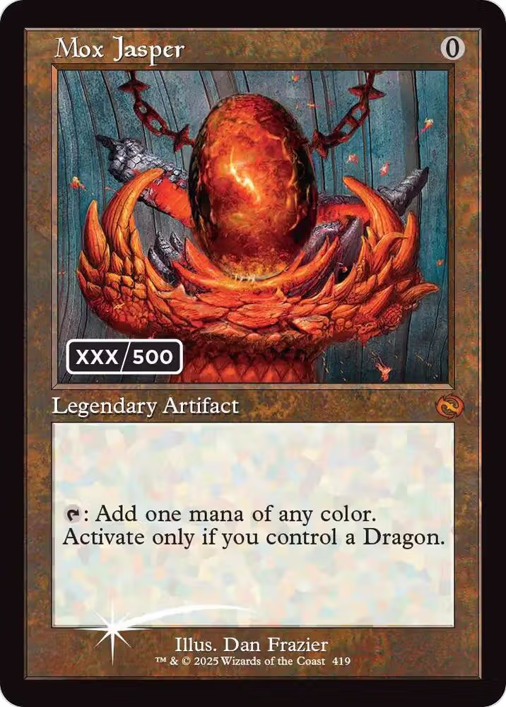 Mox Jasper (Serial Numbered) (419), Tarkir: Dragonstorm — Magic card price