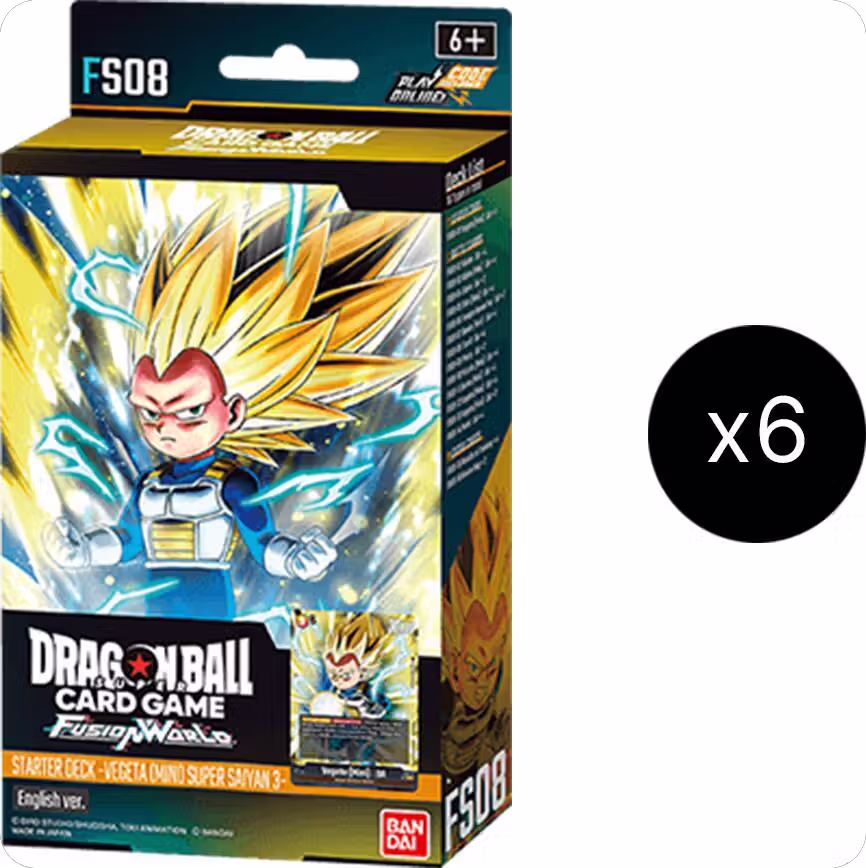 Starter Deck 8: Vegeta (Mini) Super Saiyan 3 Display, Starter Deck 8: Vegeta (Mini) Super Saiyan 3 — DB Fusion card price