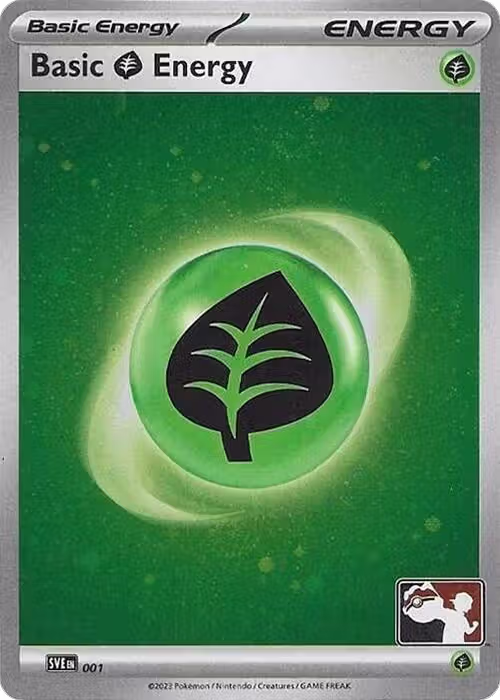 Basic Grass Energy - 001 (Cosmos Holo) (001), Prize Pack Series Cards — Pokémon card price