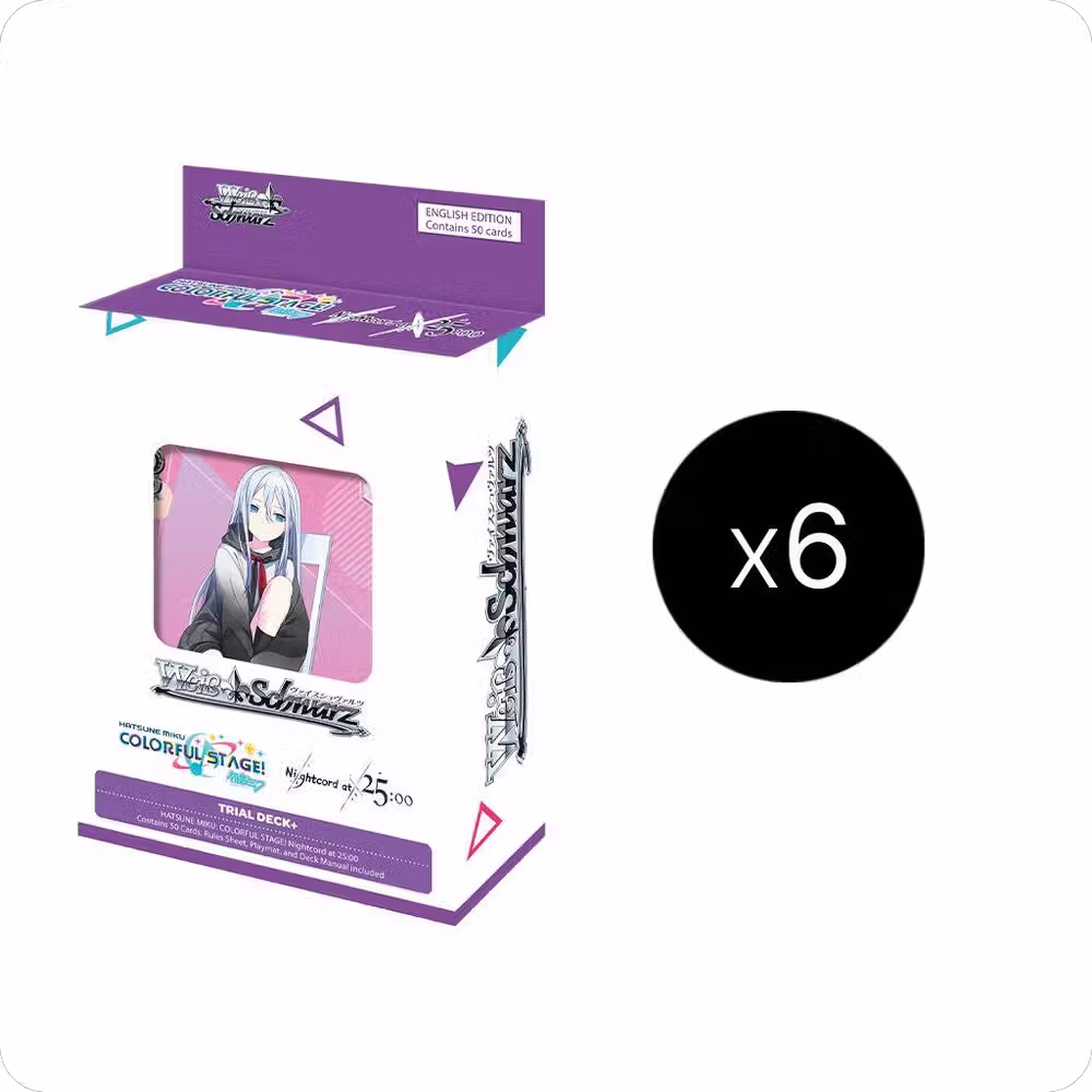 HATSUNE MIKU: COLORFUL STAGE! Nightcord at 25:00 Trial Deck+ Display, HATSUNE MIKU: COLORFUL STAGE! — Weiß Schwarz card price