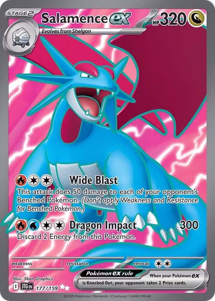 Salamence ex - 177/159 (177/159), Journey Together — Pokémon card price