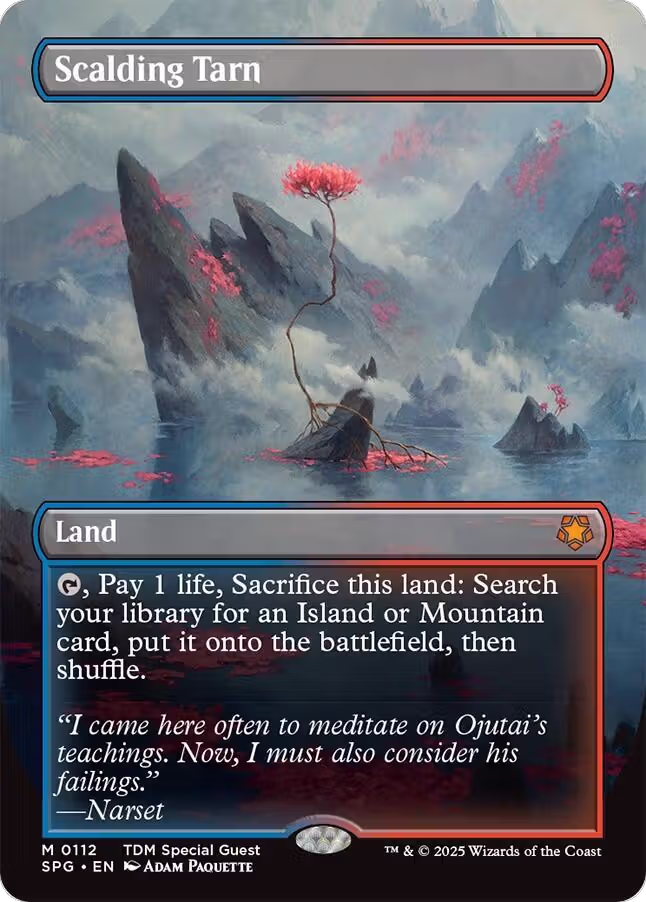Scalding Tarn (Borderless) (112), Special Guests — Magic card price