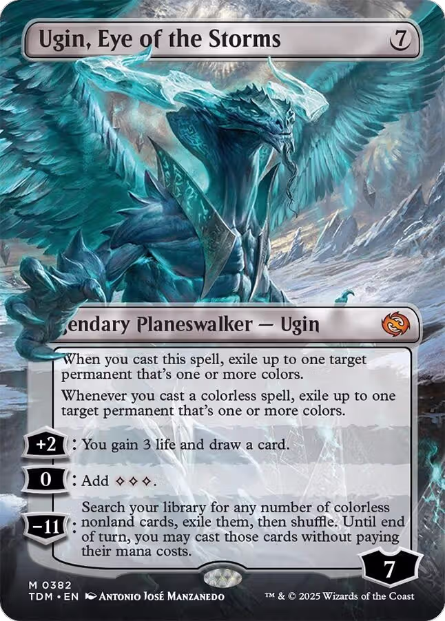 Ugin, Eye of the Storms (Borderless) (382), Tarkir: Dragonstorm — Magic card price