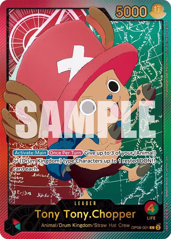 Tony Tony.Chopper (SP) (OP08-001), Extra Booster: Anime 25th Collection — One Piece card price