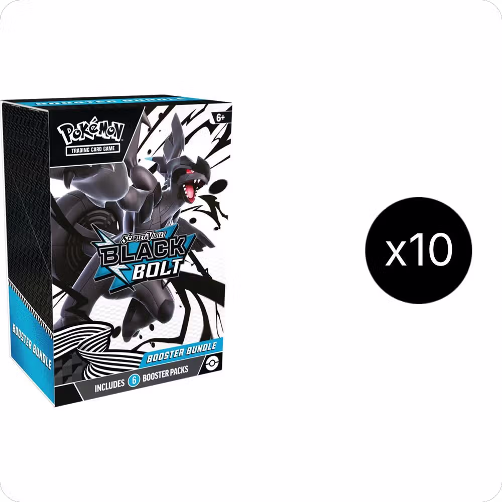 Black Bolt Booster Bundle Display, Black Bolt — Pokémon sealed product price