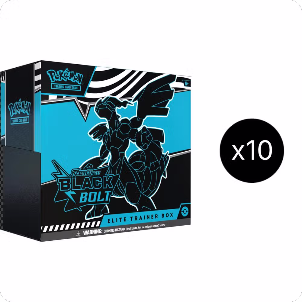 Black Bolt Elite Trainer Box Case, Black Bolt — Pokémon sealed product price