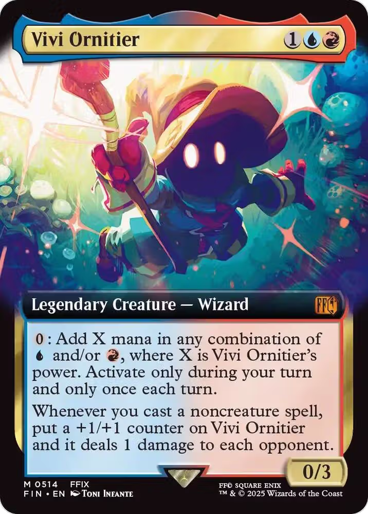 Vivi Ornitier (Extended Art) (514), FINAL FANTASY — Magic card price