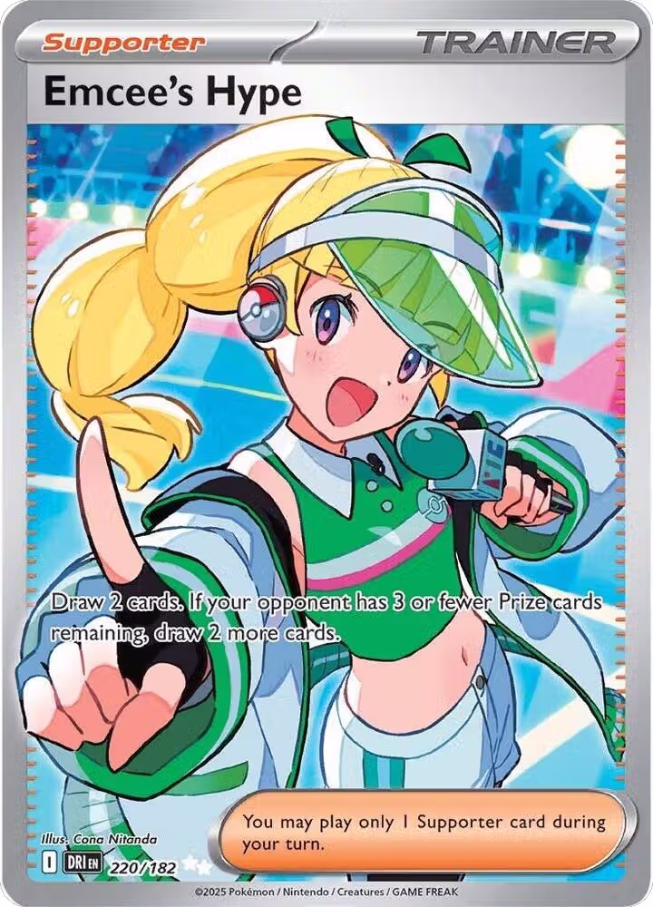 Emcee's Hype - 220/182 (220/182), Destined Rivals — Pokémon card price