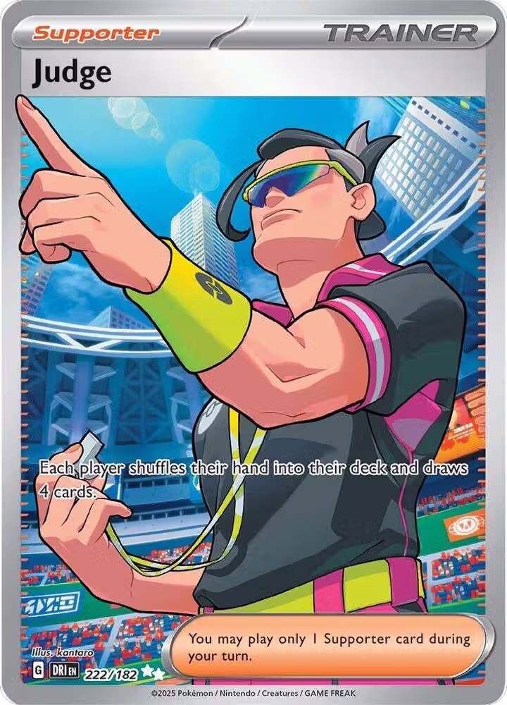 Judge - 222/182 (222/182), Destined Rivals — Pokémon card price