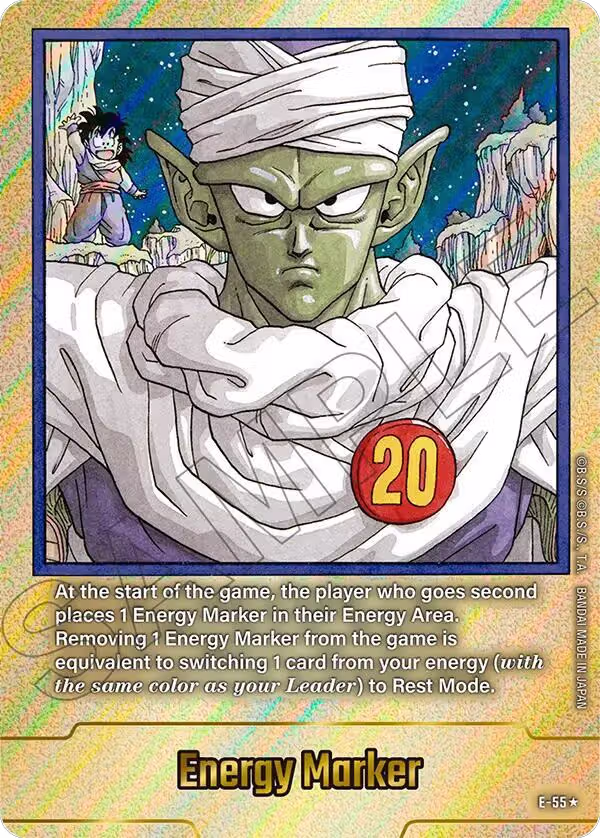 Energy Marker (E-55) (Gold) (E-55), Fusion World Energy Markers — DB Fusion card price