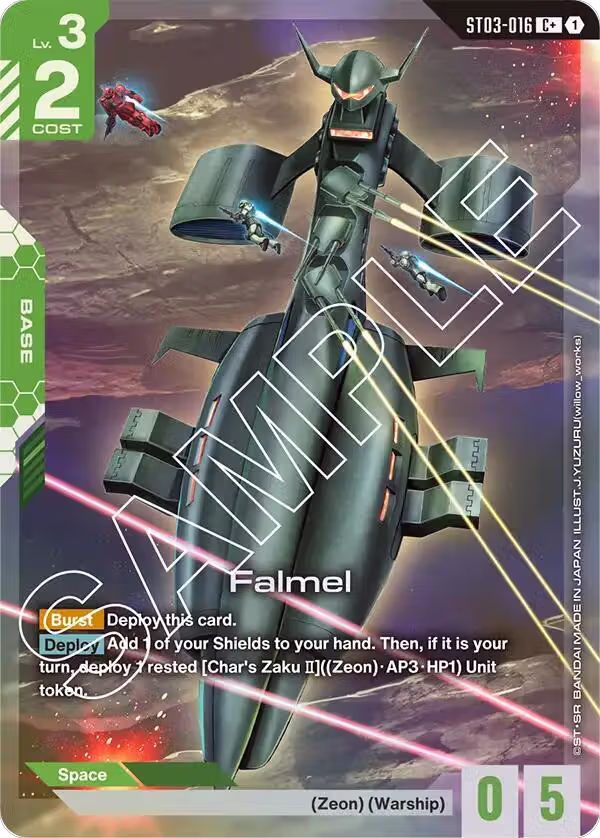 Falmel (C+) (ST03-016), Starter Deck 03: Zeon's Rush — Gundam card price