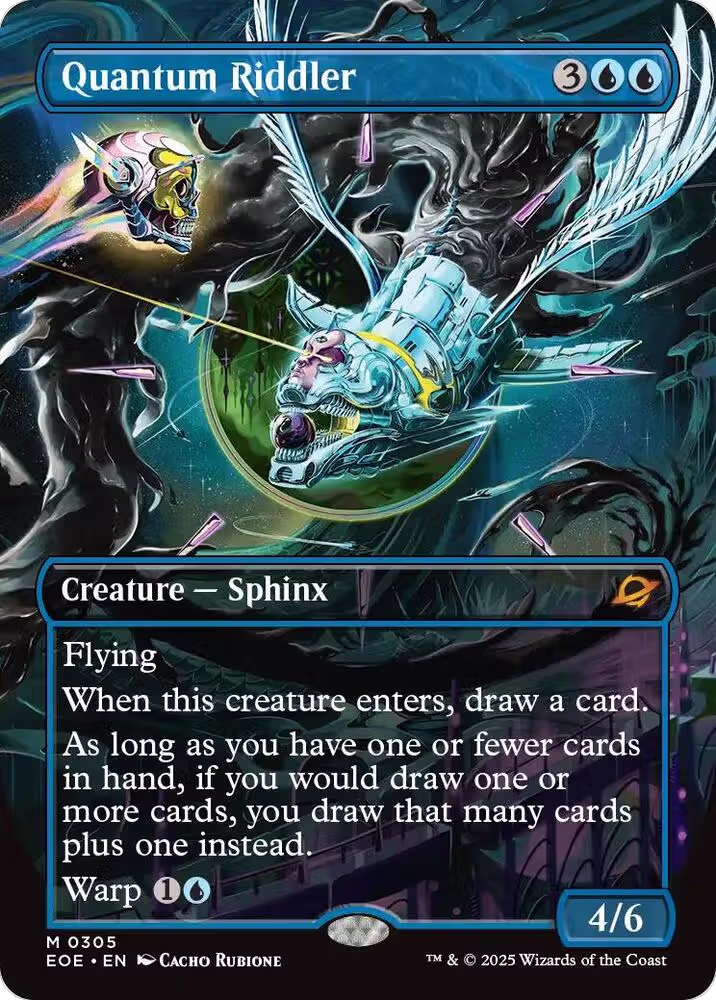Quantum Riddler (Borderless) (305), Edge of Eternities — Magic card price