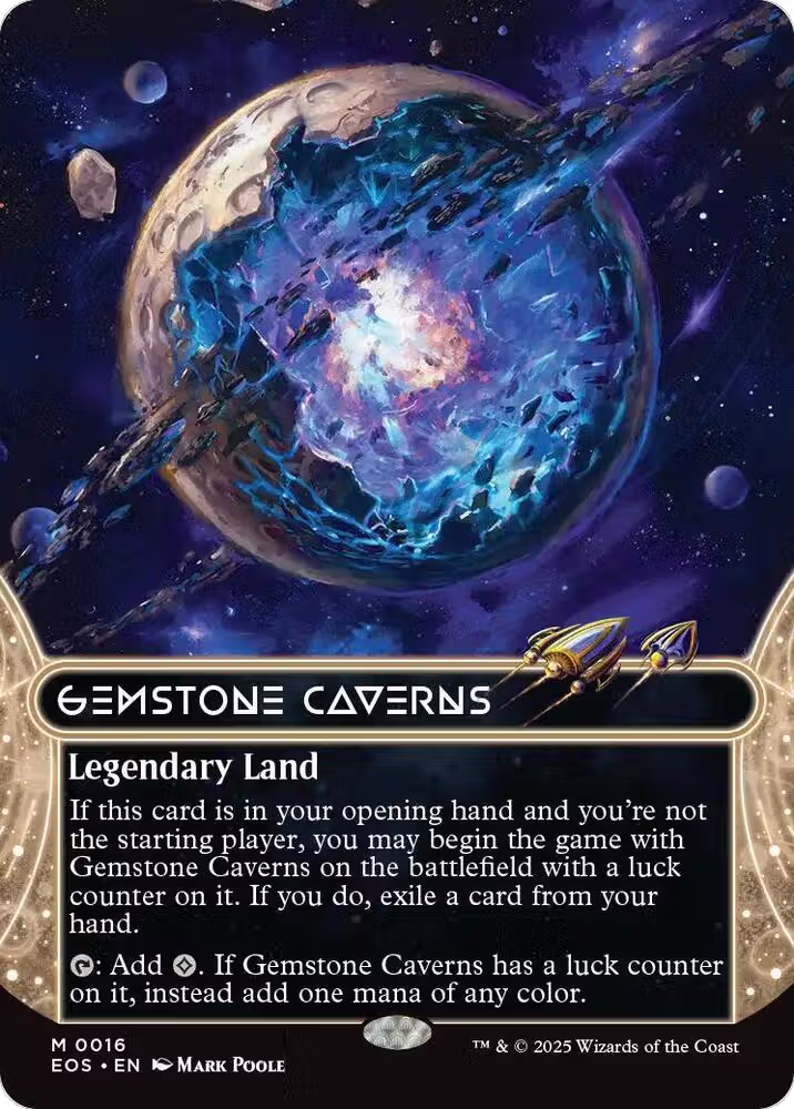 Gemstone Caverns (0016) (Borderless) (16), Edge of Eternities: Stellar Sights — Magic card price