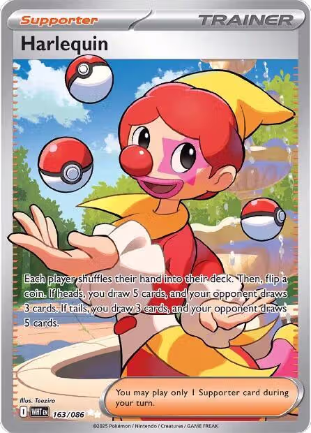 Harlequin - 163/086 (163/086), White Flare — Pokémon card price