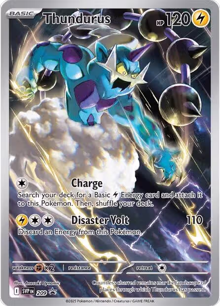 Thundurus - 209 (209), Scarlet & Violet Promo Cards — Pokémon card price