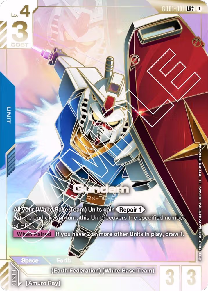 Gundam (GD01-001) (LR++) (GD01-001), Newtype Rising — Gundam card price