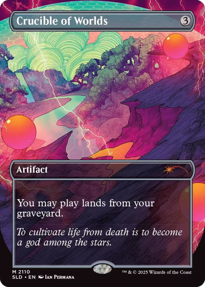 Crucible of Worlds (2110) (2110), Secret Lair Drop Series — Magic card price