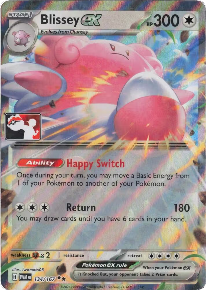 Blissey ex - 134/167 (134/167), Prize Pack Series Cards — Pokémon card price