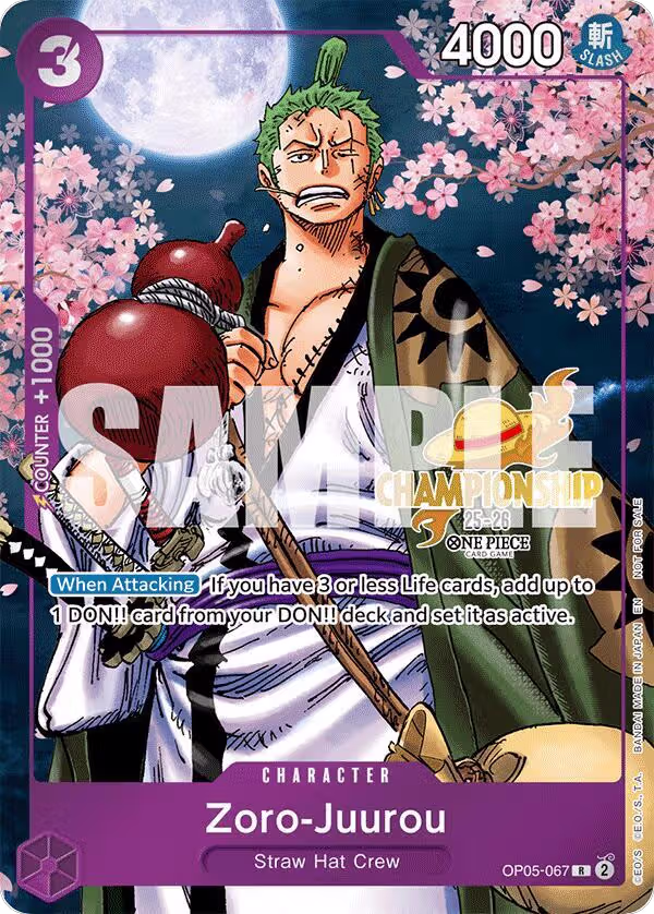 Zoro-Juurou (CS 25-26 Event Pack) (OP05-067), One Piece Promotion Cards — One Piece card price