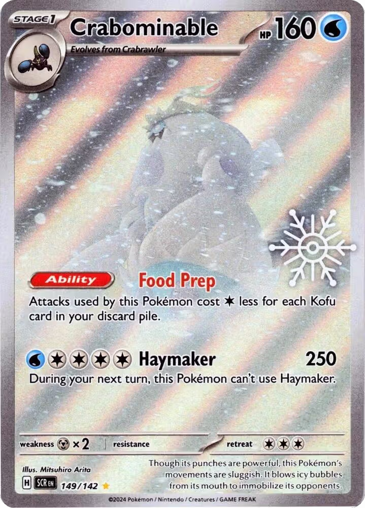 Crabominable - 149/142 (Holiday Calendar) (149/142), Miscellaneous Cards & Products — Pokémon card price