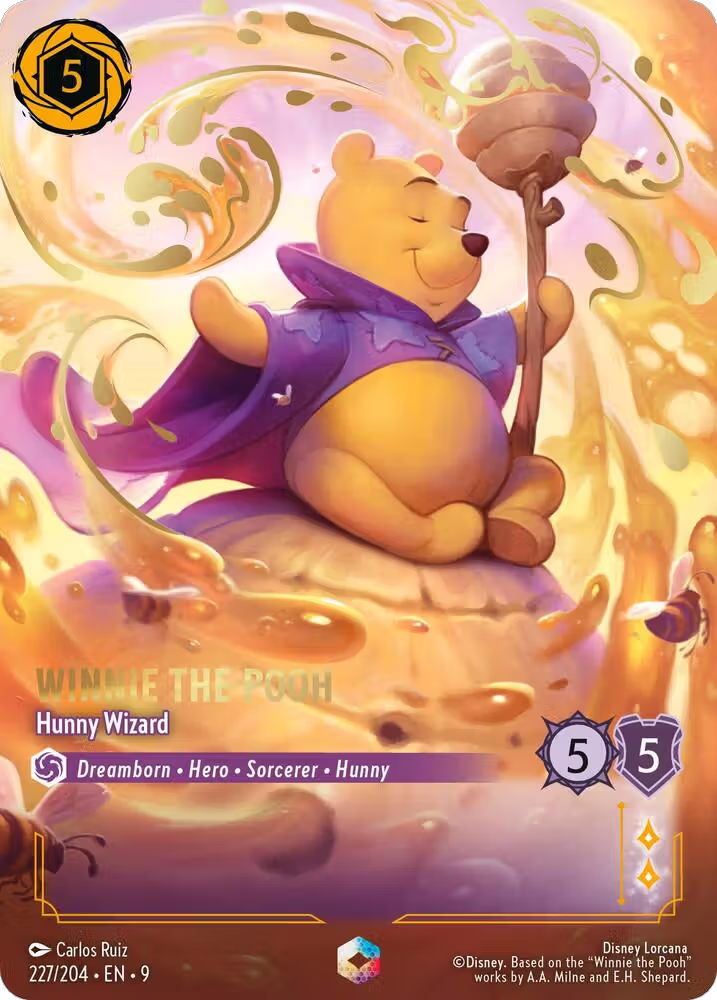 Winnie the Pooh - Hunny Wizard (Enchanted) (227/204), Fabled — Lorcana card price