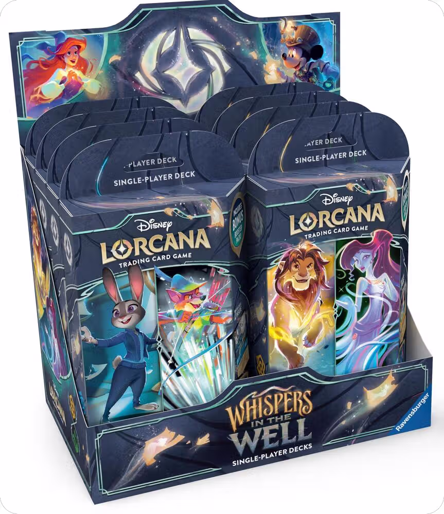 Disney Lorcana: Whispers in the Well Starter Deck Display, Whispers in the Well — Lorcana card price