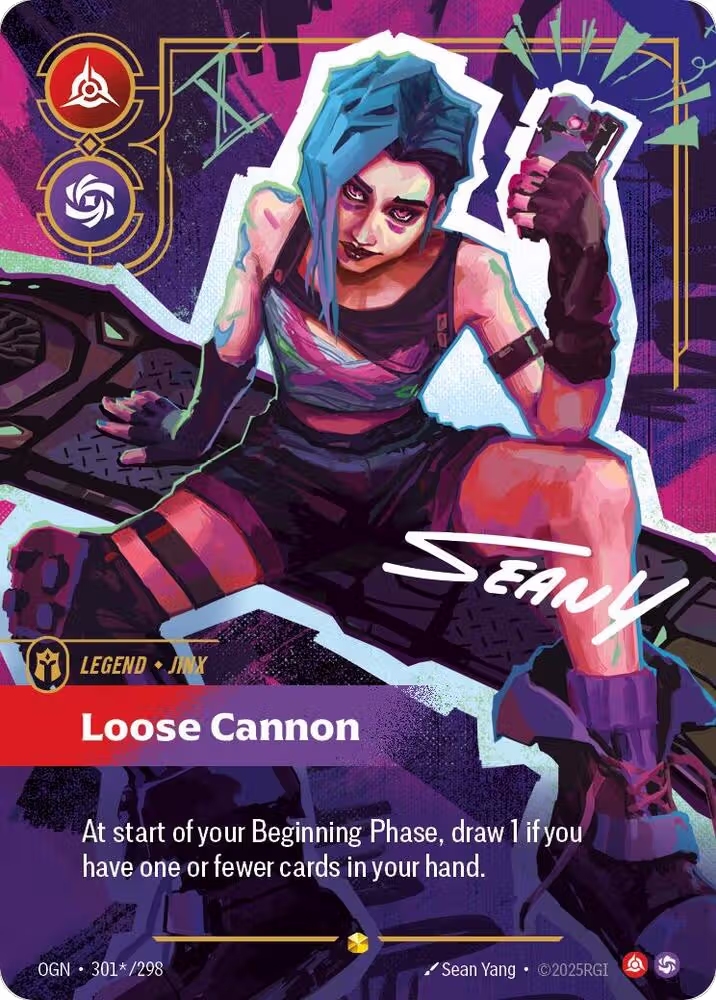 Jinx, Loose Cannon (Signature) (301*/298), Origins — Riftbound card price