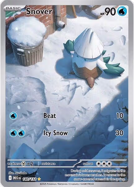 Snover - 140/132 (140/132), Mega Evolution — Pokémon card price