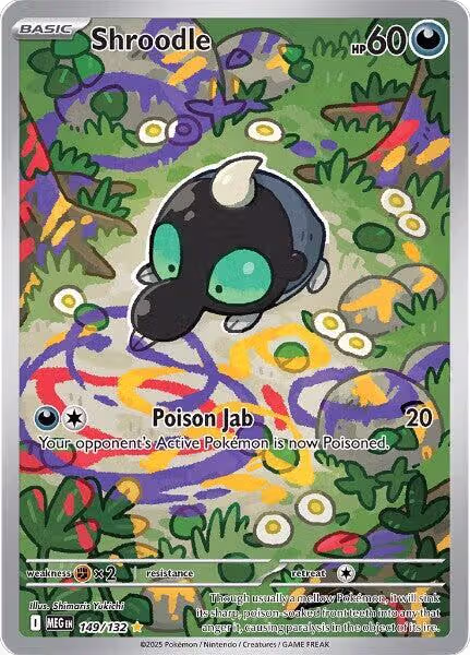 Shroodle - 149/132 (149/132), Mega Evolution — Pokémon card price