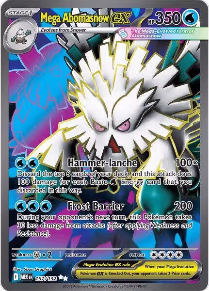 Mega Abomasnow ex - 157/132 (157/132), Mega Evolution — Pokémon card price