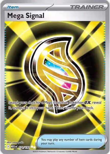 Mega Signal - 171/132 (171/132), Mega Evolution — Pokémon card price