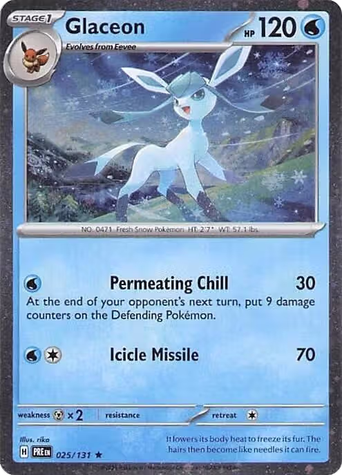 Glaceon - 025/131 (Cosmos Holo) (025/131), Miscellaneous Cards & Products — Pokémon card price