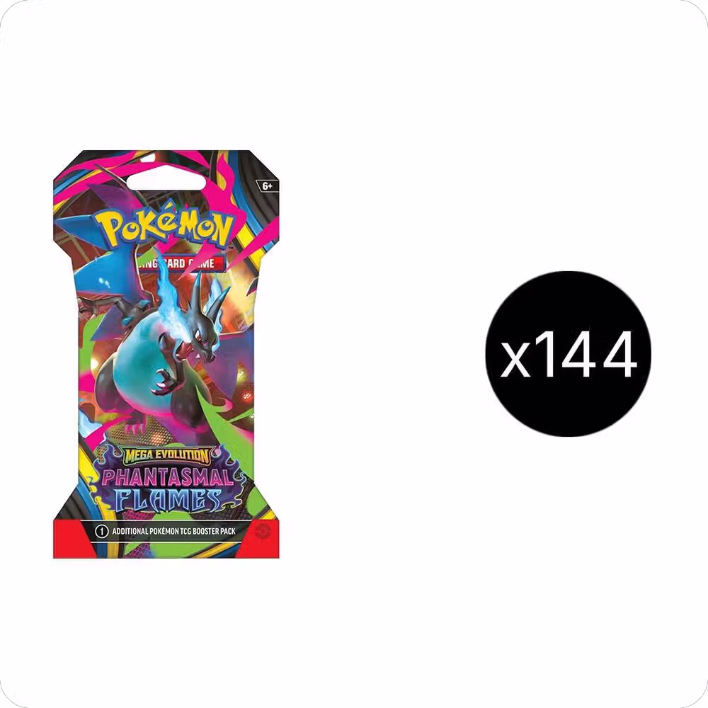 Phantasmal Flames Sleeved Booster Case, Phantasmal Flames — Pokémon sealed product price